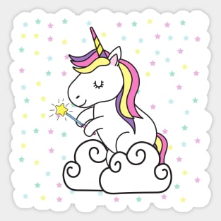 UNICORN CLOUDS Sticker